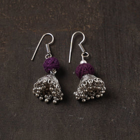 Sidra german silver jhumki earrings - handcrafted
