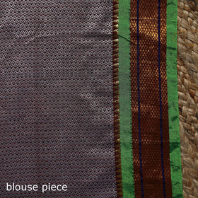 Silk cotton khun saree with ilkal pallu chikki paras border