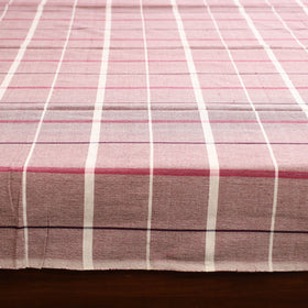 Purple - single handloom cotton bed sheet (90 x 60 in) 124