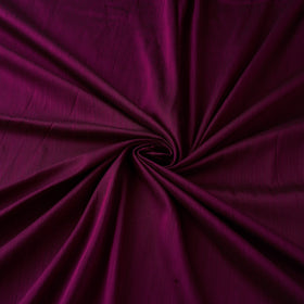 Purple Slub Silk Plain Fabric 