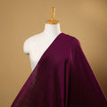 Purple Slub Silk Plain Fabric 