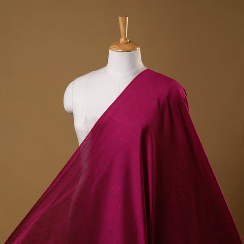 Pink Slub Silk Plain Fabric