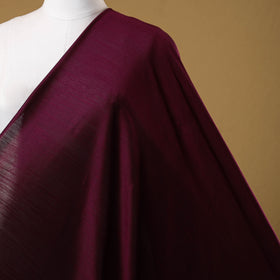Purple - slub silk plain fabric 11 - handcrafted
