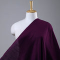 Purple Slub Silk Plain Fabric