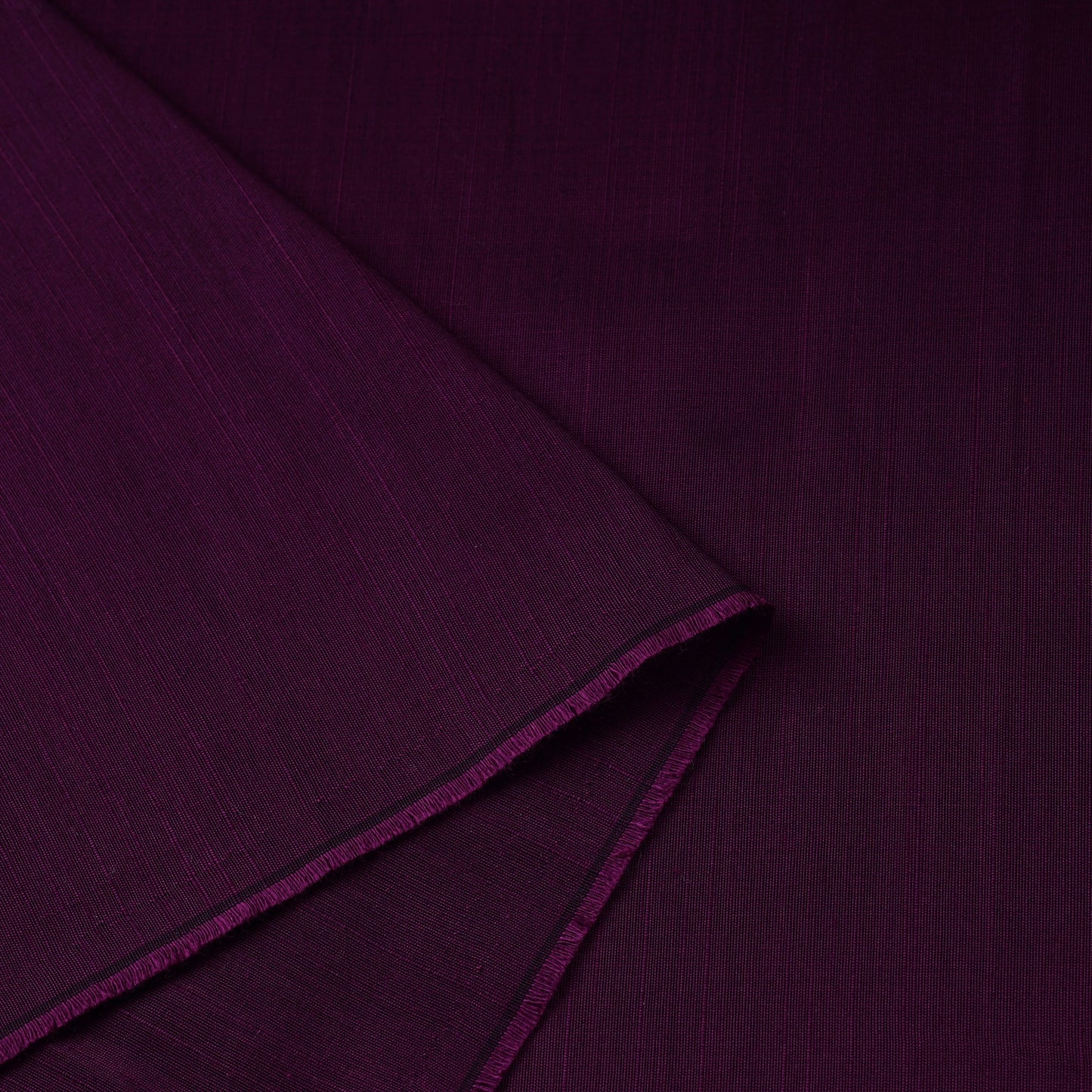 Purple Slub Silk Plain Fabric