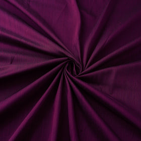 Purple Plain Slub Silk Fabric 