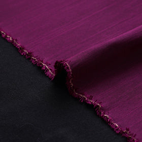 Purple - slub silk plain fabric 16 - handcrafted