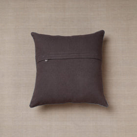 Purple Soof Embroidery Cotton Cushion Cover
