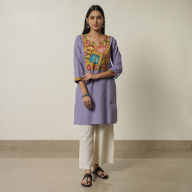 plain patchwork kurta 