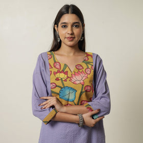 plain patchwork kurta 