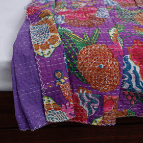  Tagai Work Jaipur Hand Block Printed Cotton Double Bed Cover 