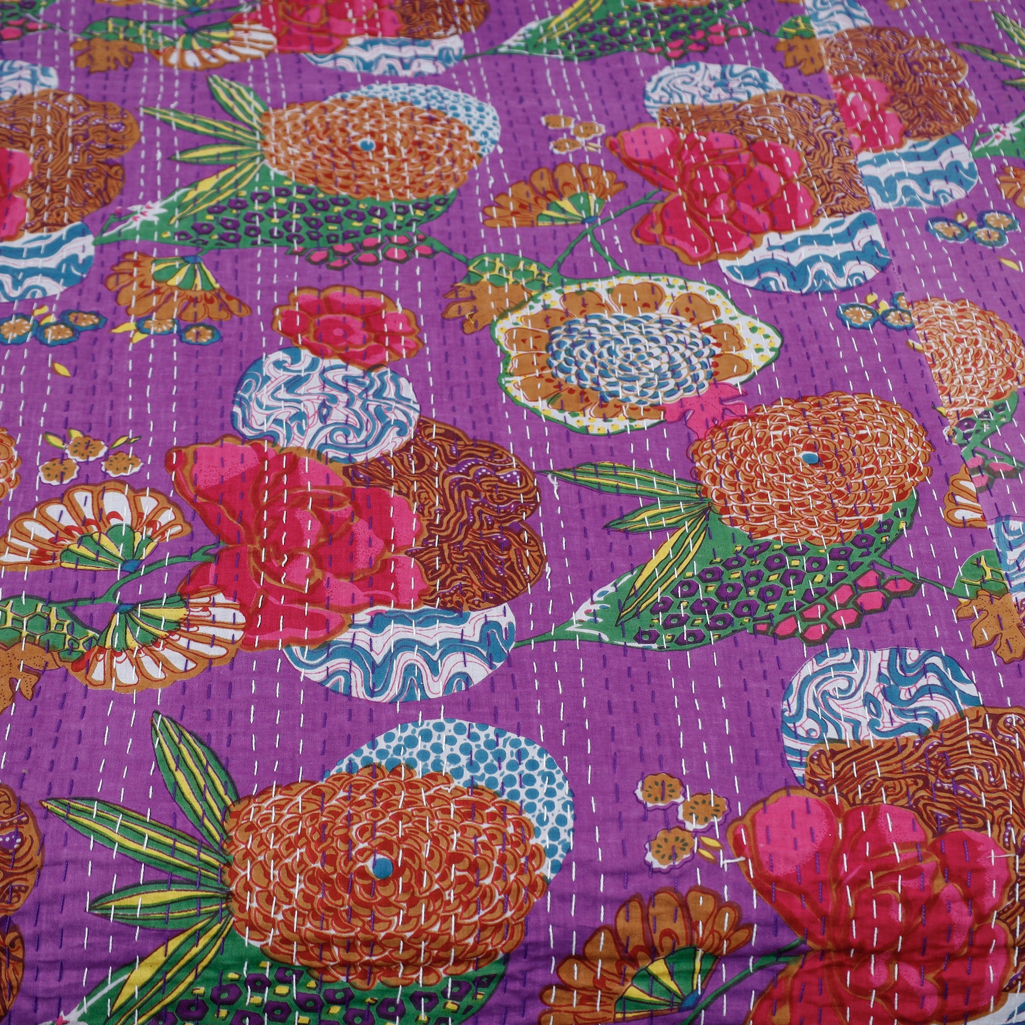 jaipur print double bed cover