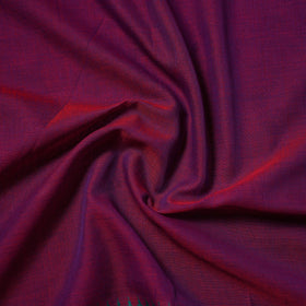 Purple - thread border dharwad cotton fabric 16