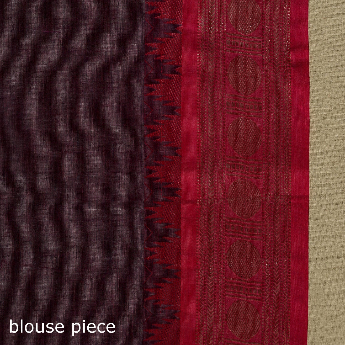 Thread buti cotton kanchipuram saree with border 05