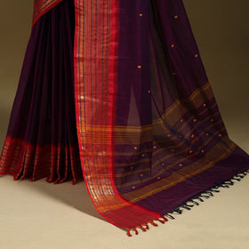 Thread buti cotton kanchipuram saree with border 15