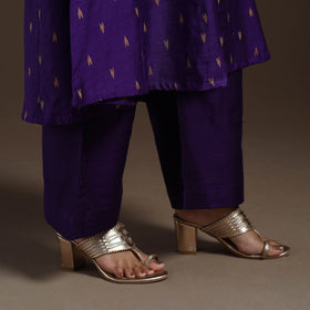 Purple Thread Buti A-Line Spun Dupion Silk Kurta Set (Set of 2)