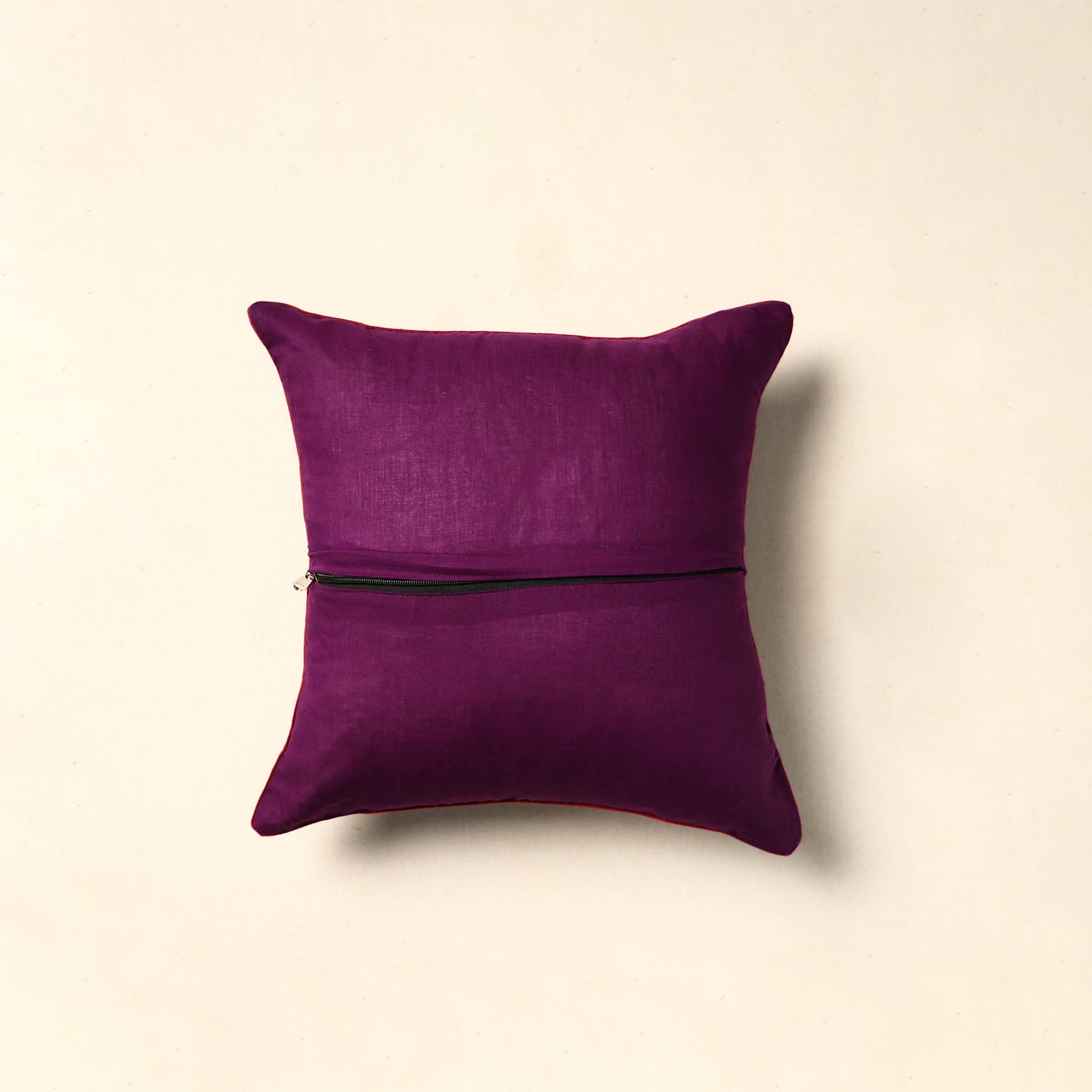 Purple - Tie & Dye Cotton Bandhani Cushion Cover 04