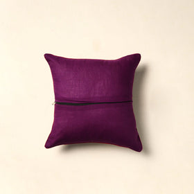 Purple - Tie & Dye Cotton Bandhani Cushion Cover 04