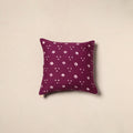 Purple - tie & dye cotton bandhani cushion cover 28