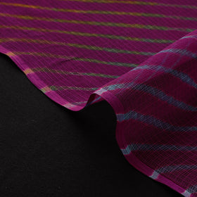 Purple - tie-dye kota doria cotton leheriya fabric 08