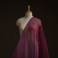 Purple - tie-dye kota doria cotton leheriya fabric 08