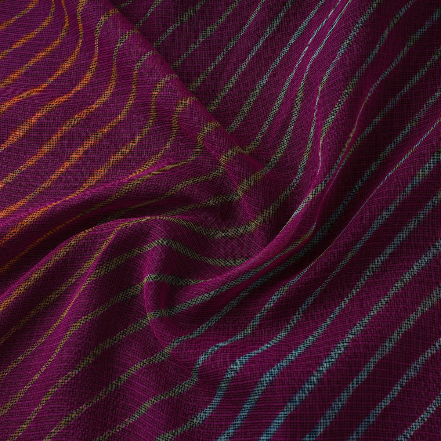 Purple - tie-dye kota doria cotton leheriya fabric 08