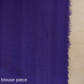 Purple Leheriya Tie-Dye Tussar Silk Handloom Saree Online