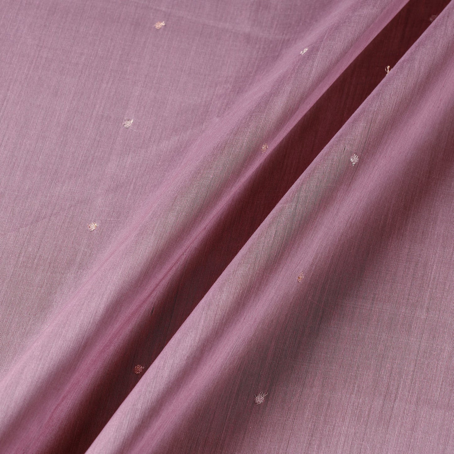  Traditional Chanderi Silk Handloom Zari Buti Fabric 