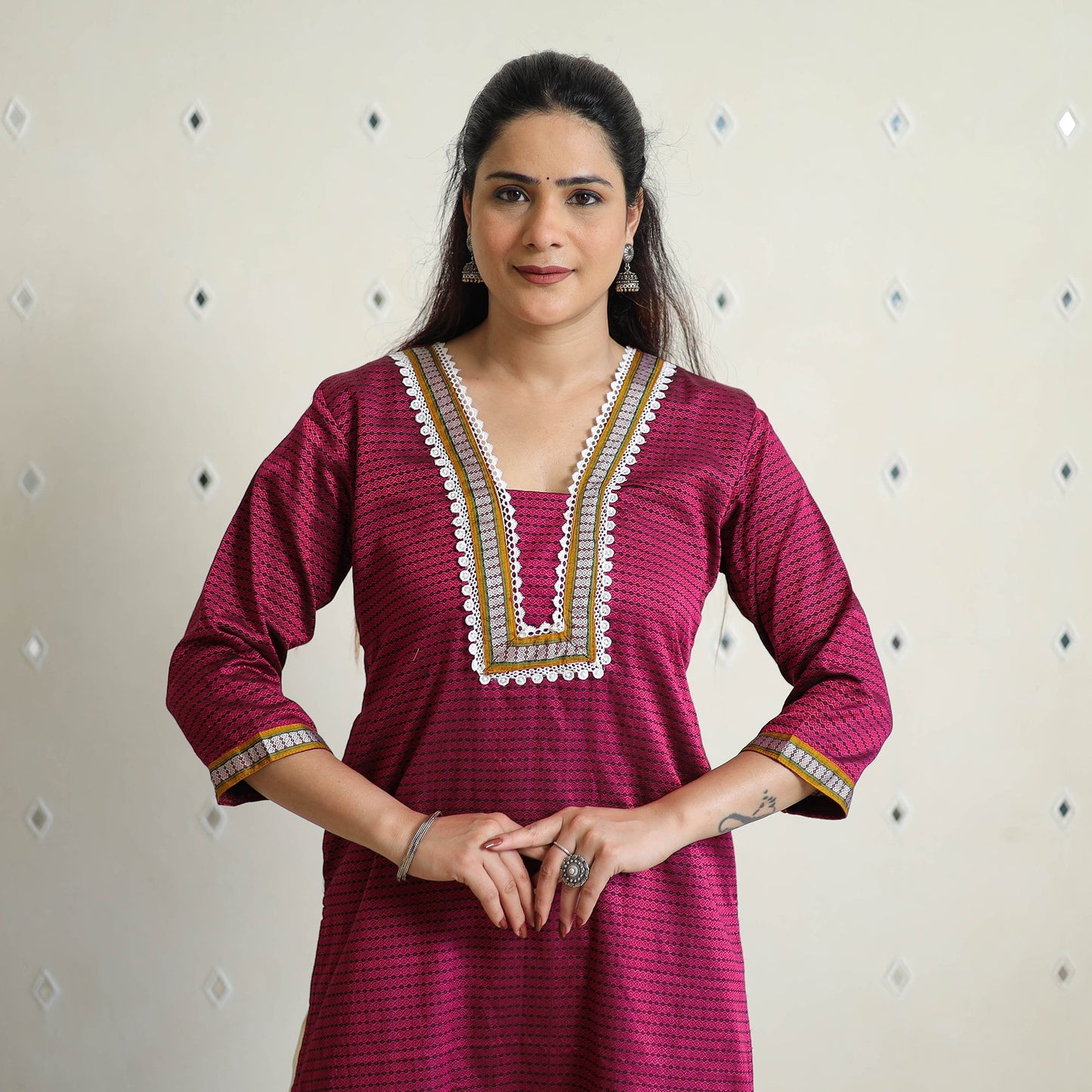 Traditional Khun Straight Kurta for Women