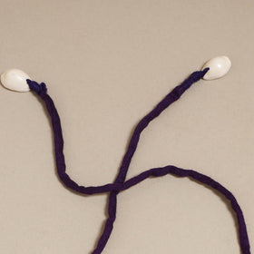 Traditional handmade fabart lavender gajra - handcrafted