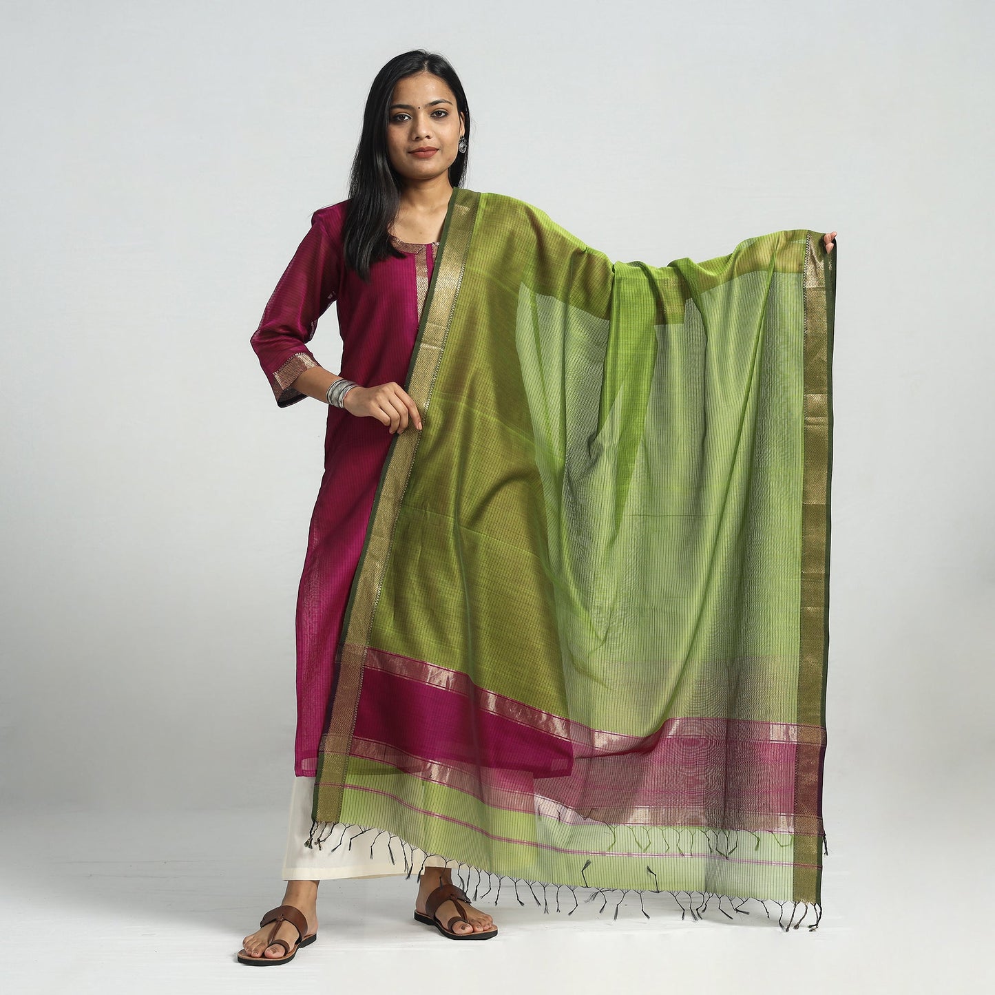 Maheshwari Kurta with Dupatta Set