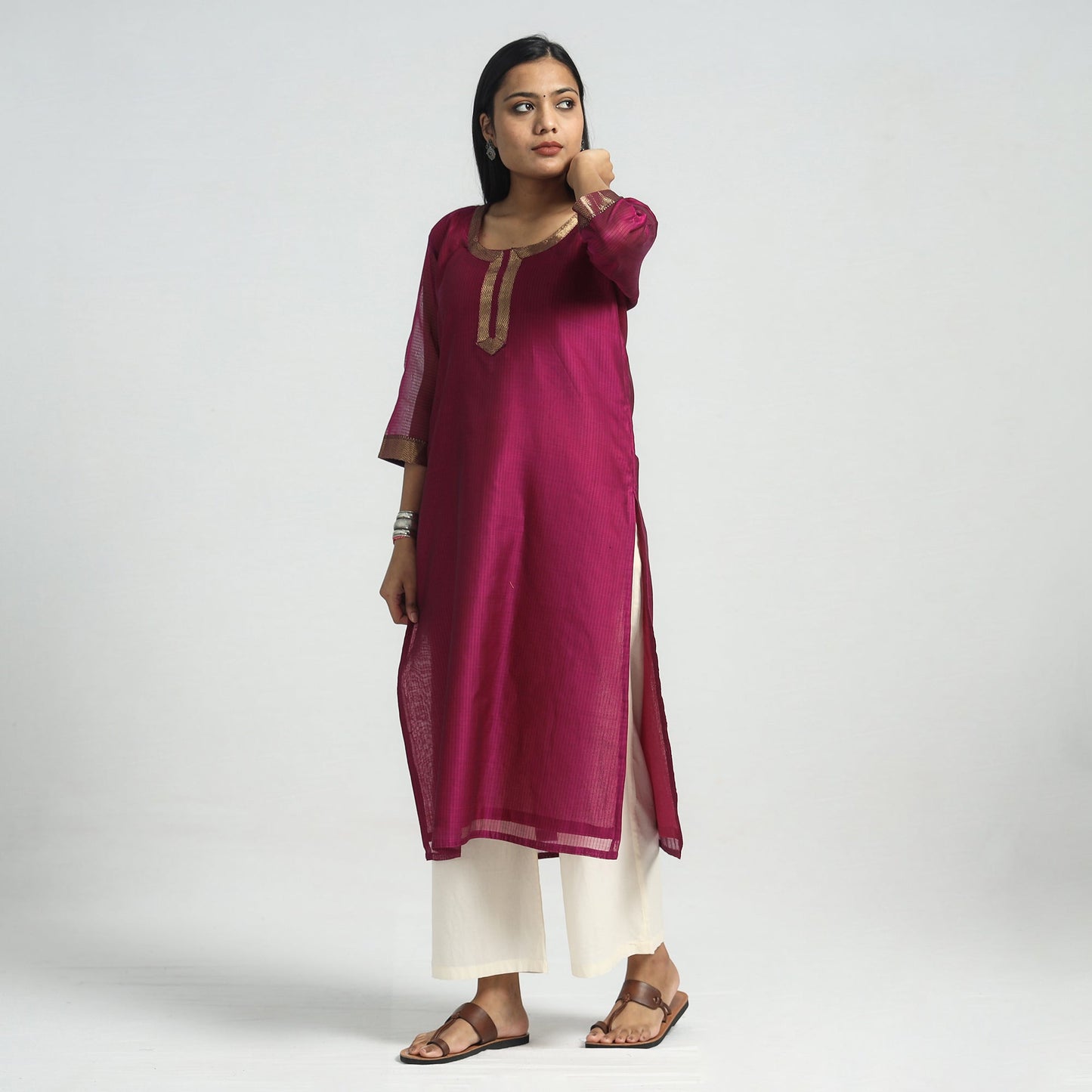 Maheshwari Kurta with Dupatta Set