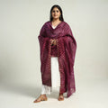 Traditional Tie & Dye Chanderi Silk Leheriya Dupatta