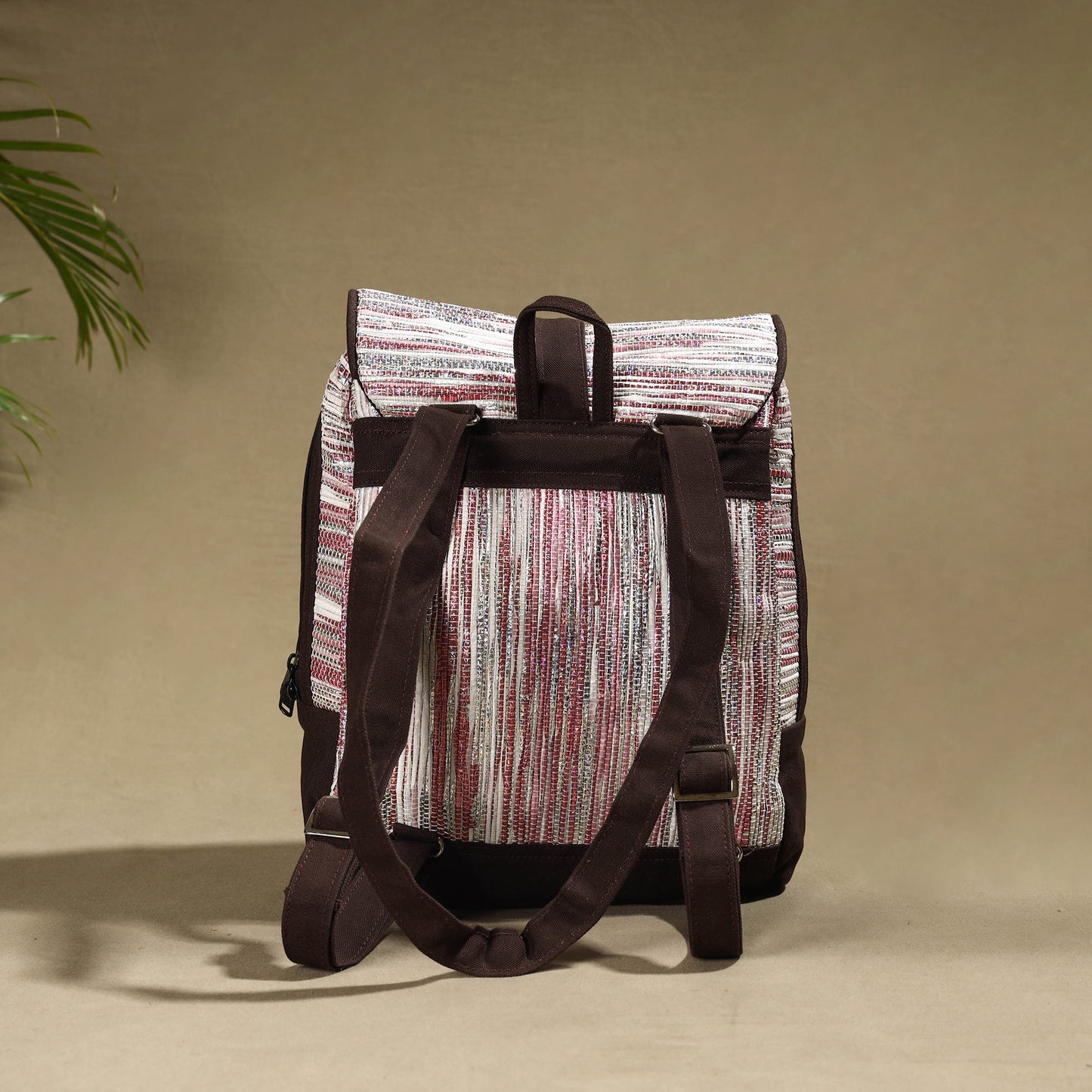  Upcycled Weave Handcrafted Laptop Backpack 