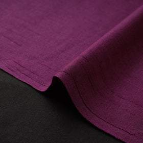 Purple - vidarbha tussar x katia silk handloom fabric 06