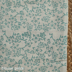 Purple - hand merino wool sanganeri saree 08 - handcrafted