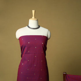 Zari buti jacquard cotton 3pc unstitched dress material 55