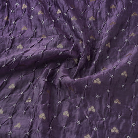 Zari buti silk tie-dye bandhani fabric 06 - handcrafted
