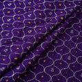 Zari work silk tie-dye bandhani fabric 41 - handcrafted