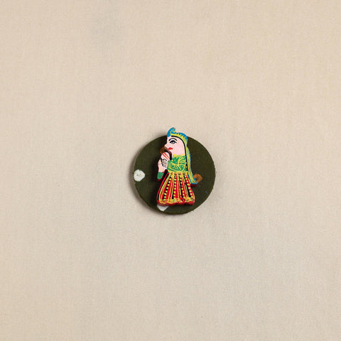   Queen - Handmade Fabart Wooden Magnet 