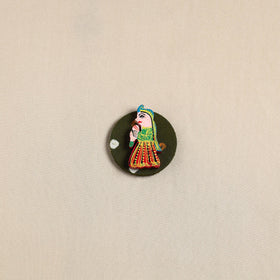   Queen - Handmade Fabart Wooden Magnet 