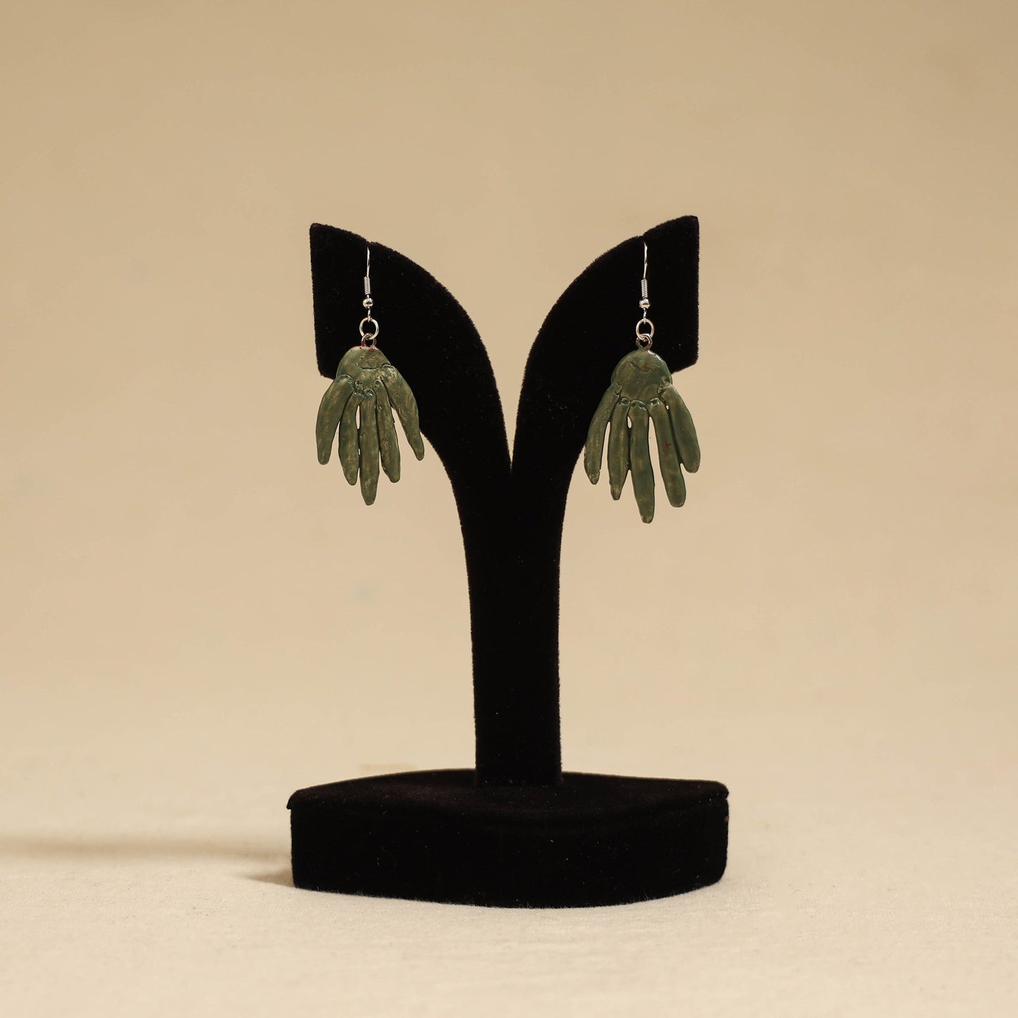 Quirklets handpainted clay earrings 58 - handcrafted