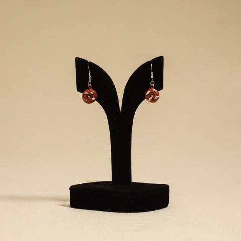 Quirklets handpainted clay earrings 60 - handcrafted