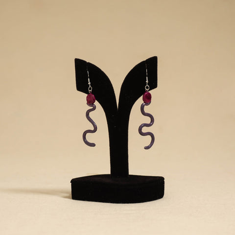 Quirklets handpainted clay earrings 65 - handcrafted