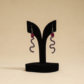 Quirklets handpainted clay earrings 65 - handcrafted