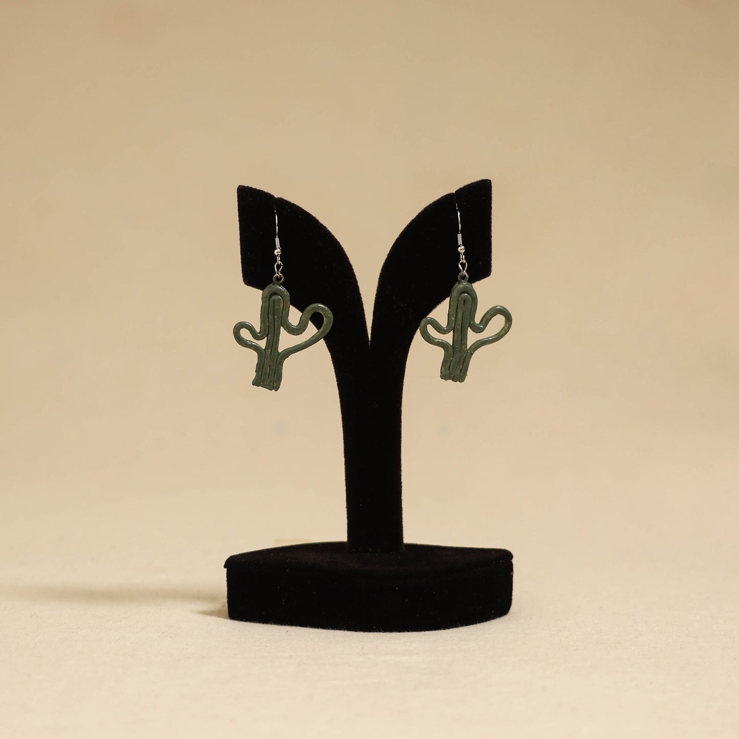 Quirklets handpainted clay earrings 66 - handcrafted