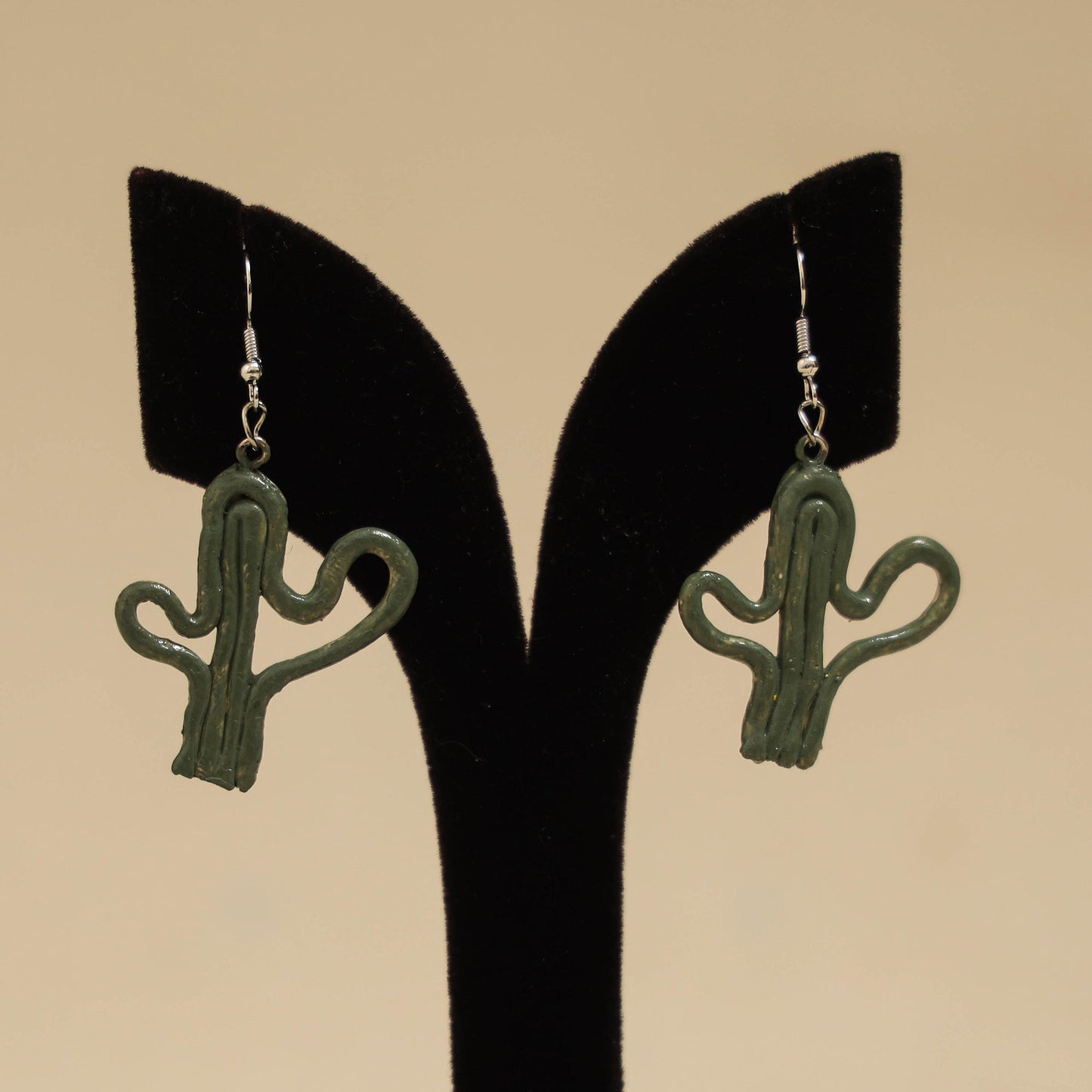 Quirklets handpainted clay earrings 66 - handcrafted