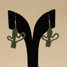 Quirklets handpainted clay earrings 66 - handcrafted