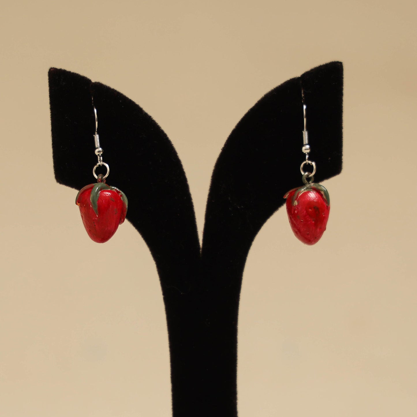 Quirklets handpainted clay earrings 67 - handcrafted