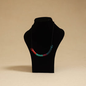 Quirklets handpainted clay pendant necklace 02 - handcrafted